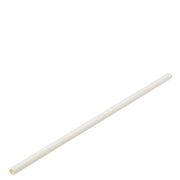 Paper Solid White Straw 8" (20cm)