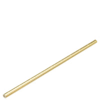 Paper Solid Gold Straw 8" (20cm)