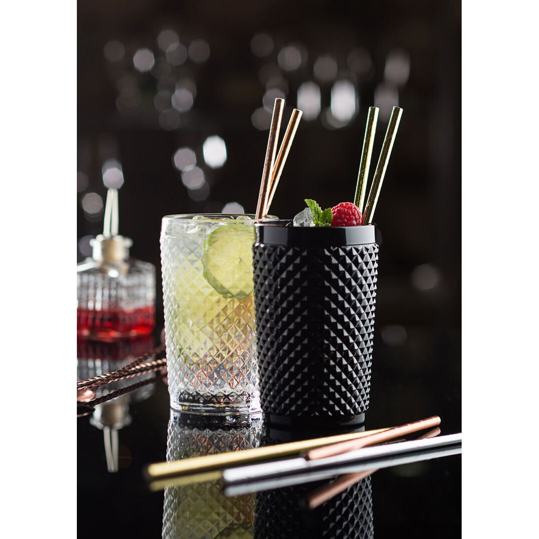 Paper Solid Copper Straw 8" (20cm)