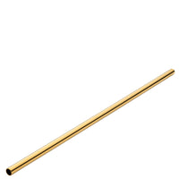 Stainless Steel Gold Straw 8.5" (21.5cm)