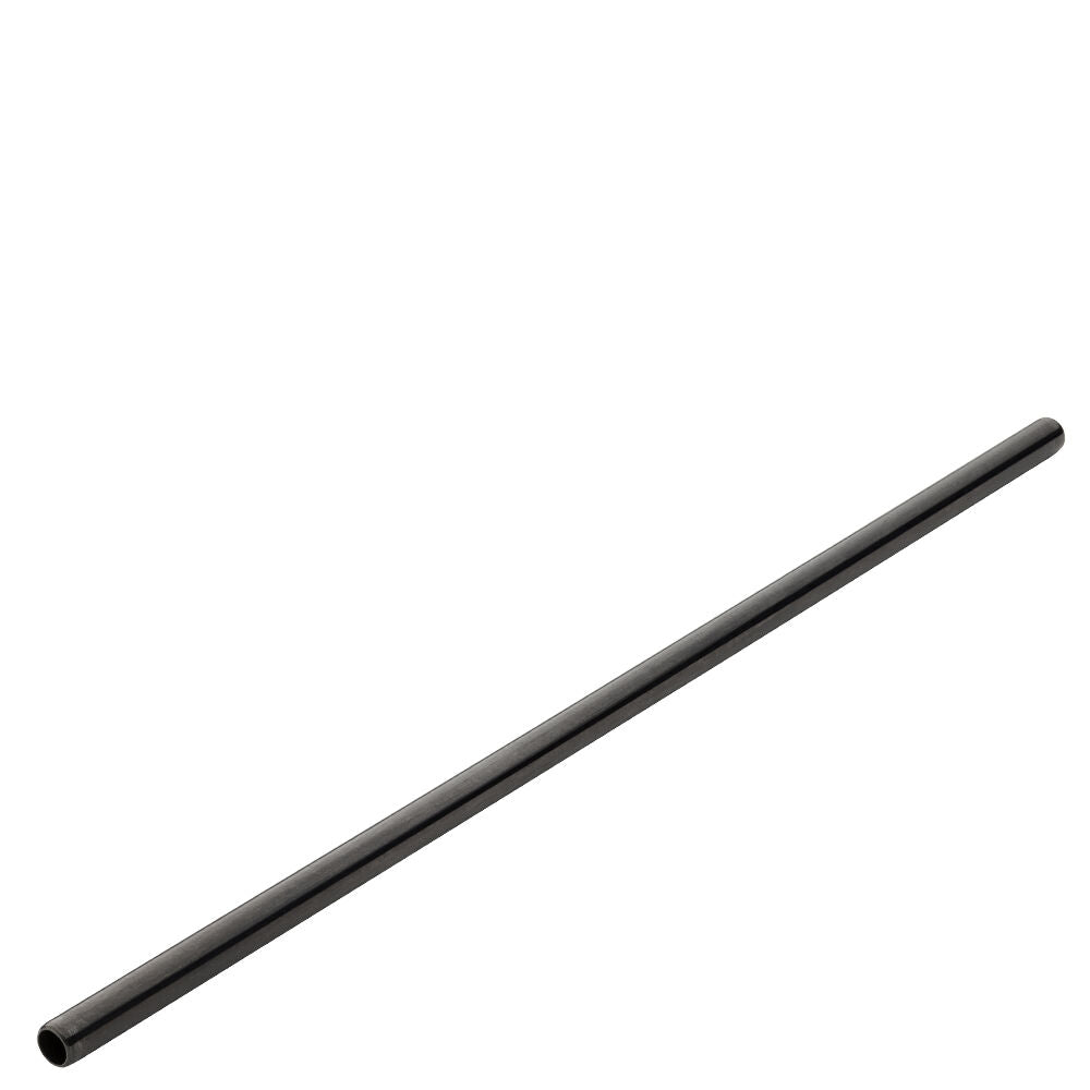 Stainless Steel Matt Black Straw 8.5" (21.5cm)