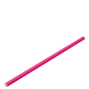 Paper Solid Pink Straw 8" (20cm) Box of 250