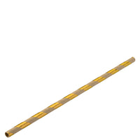 Paper Gold/Craft Straw 8" (20cm) Box of 250