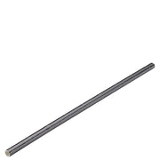 Paper Gunmetal Metallic Straw 8" (20cm) Box of 250