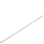 Paper Bottle White Straw 10.5" (26cm) Box of 250