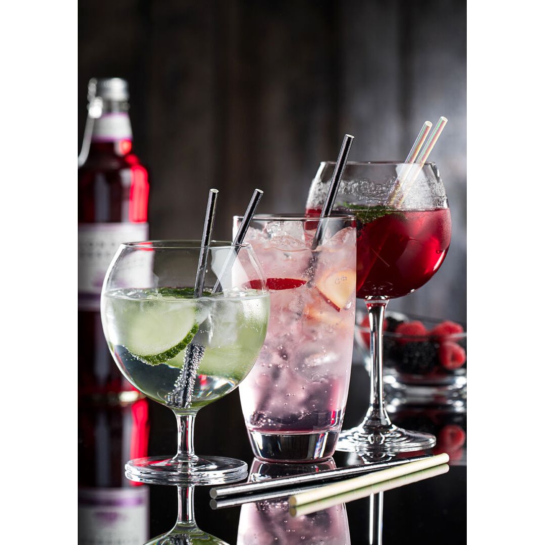 Paper Pearlescent Cocktail Straw 5.5" (14cm) 5mm