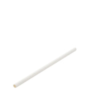 Paper White Cocktail Straw 5.5" (14cm) 5mm Bore