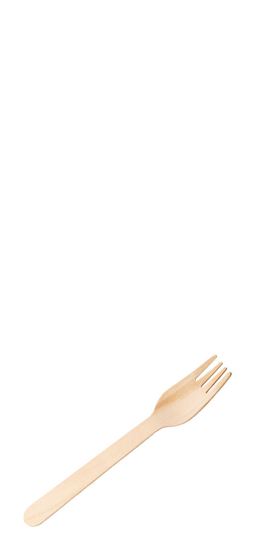 Economy Birch Wood Fork 6.25" (16cm)
