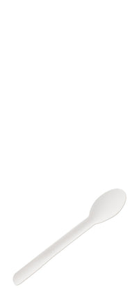 Compostable Paper Spoon 6.25" (15.8cm) - Box of 50