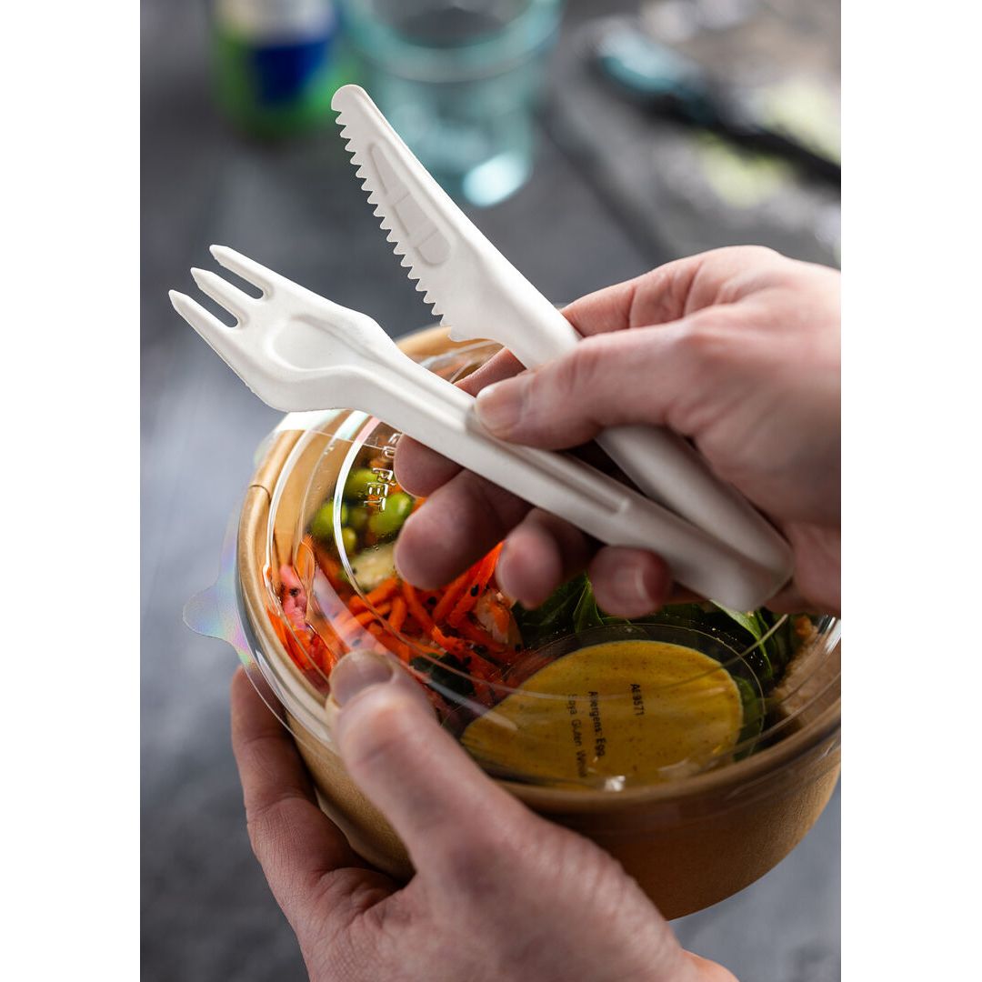 Natural Sugarcane Spoon 5.75" (14.5cm) -Box of 100