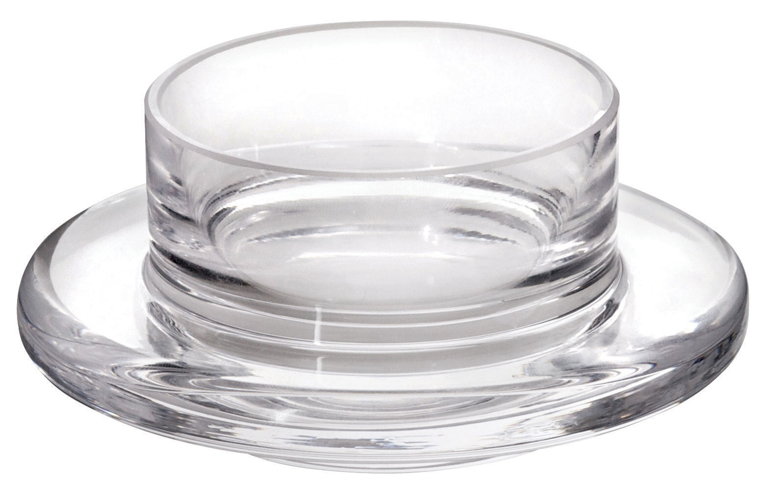Glass Base for Butter Dish 3.5" (9cm) 1oz (3cl)