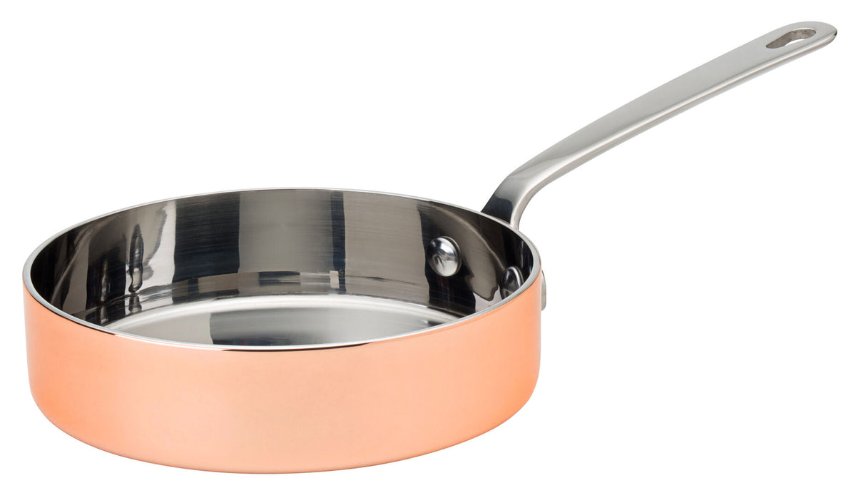 Copper Presentation Fry pan 5" (12.5cm) 12.25oz