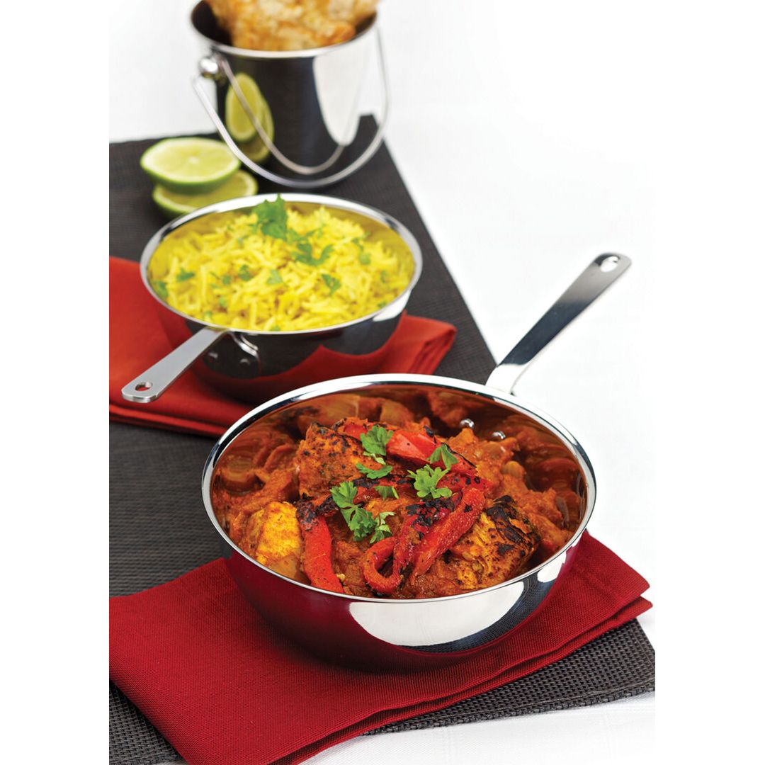 SS Pres Frypan 4.75" (12cm) 12.75oz (36cl)
