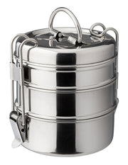 3 Tier Tiffin Box 4.25" (11cm) H: 4.75" (12cm)