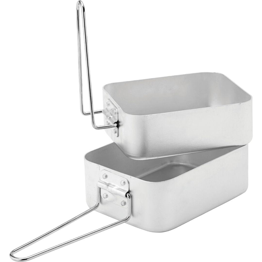 Mess Tins with Foldable Handles - Set of 2