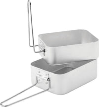 Mess Tins with Foldable Handles - Set of 2