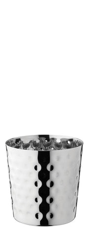 Stainless S Hammered Cup 3.5" (9cm) 13.75oz (39cl)