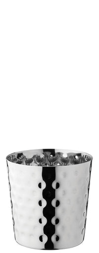 Stainless S Hammered Cup 3.5" (9cm) 13.75oz (39cl)