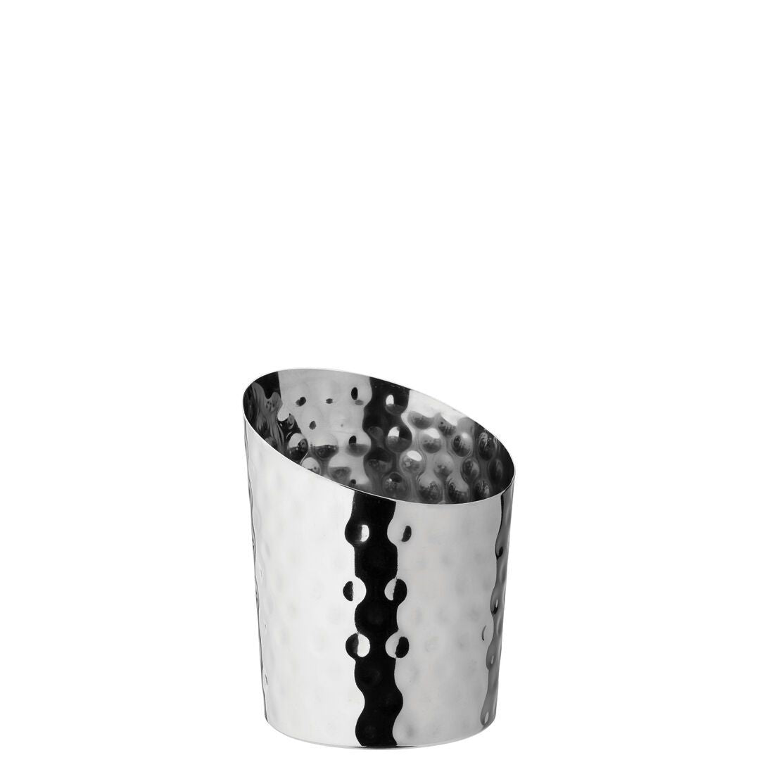 Angled Conical Hammered Cup 3.75" (9.5cm) 15.5oz