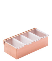 Copper Condiment Holder - 4 Inserts 11.75" (30cm)