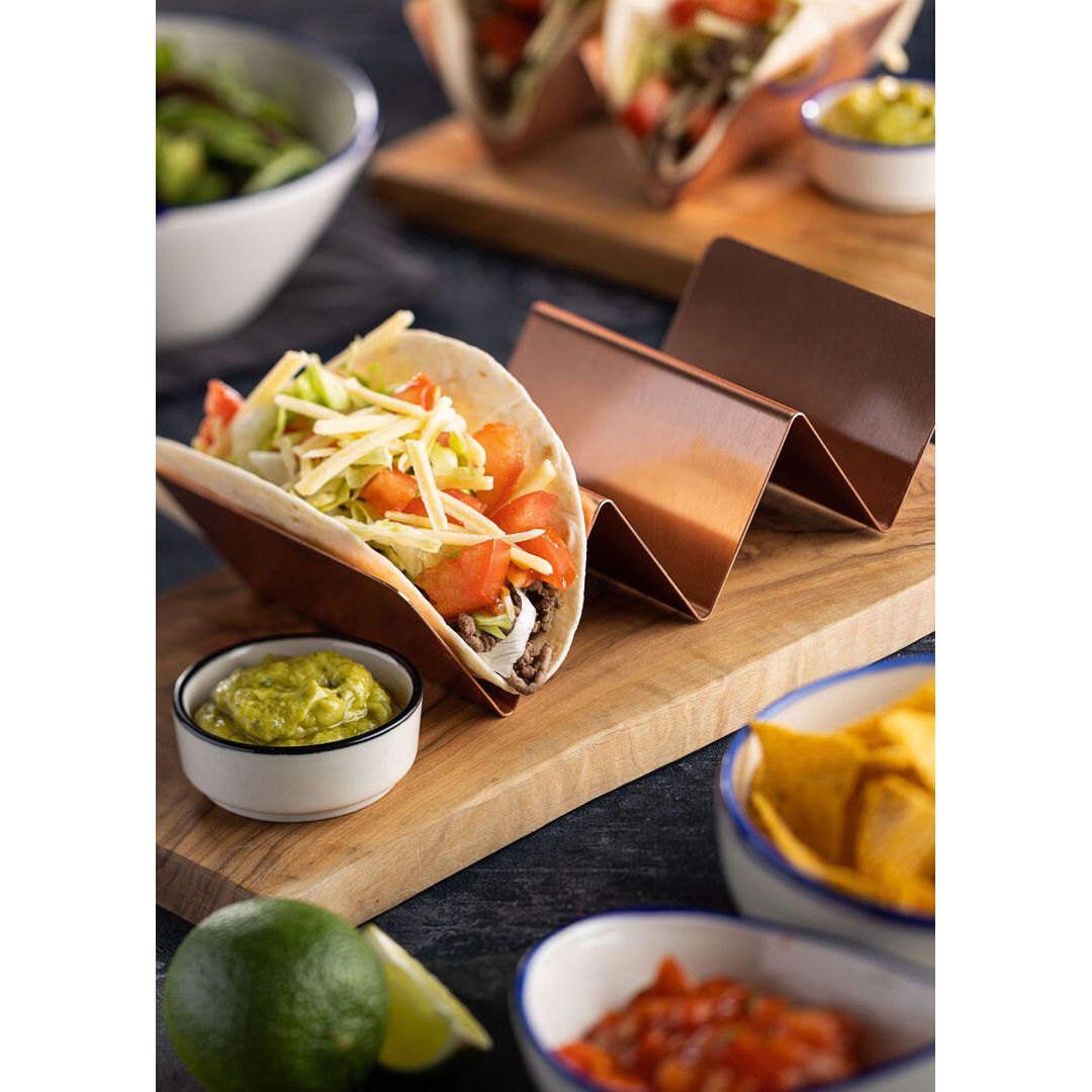 Copper Double Street Food Stand 13.5cm x 10cm