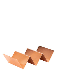 Copper Triple Street Food Stand 21cm x 10cm
