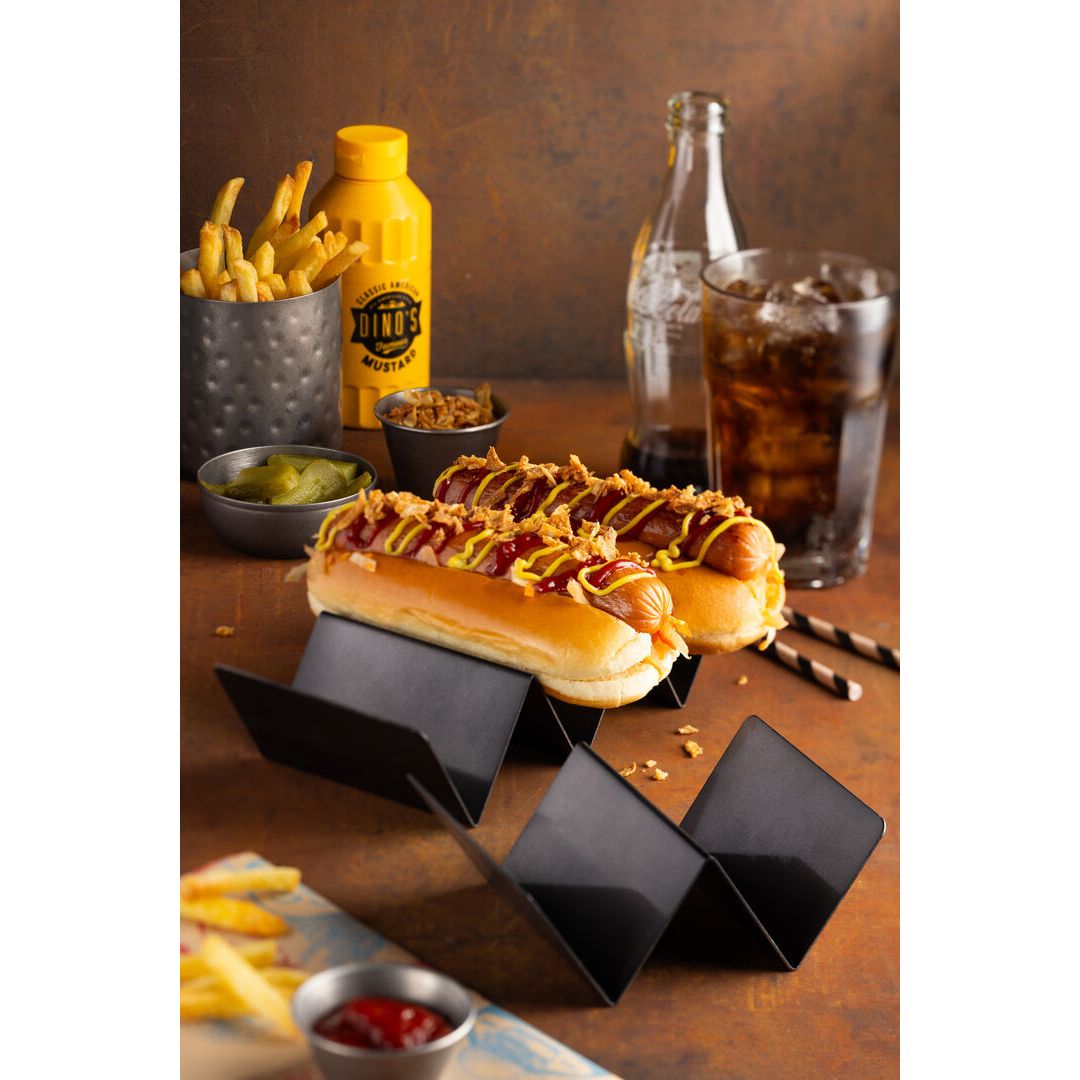 Black Double Street Food Stand 13.5cm x 10cm
