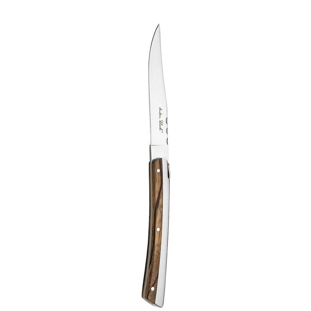 Laguiole Half Wood Handled Steak Knife