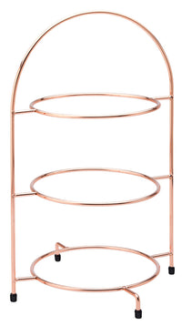Copper 3 Tier Plate Stand 17" (43cm)