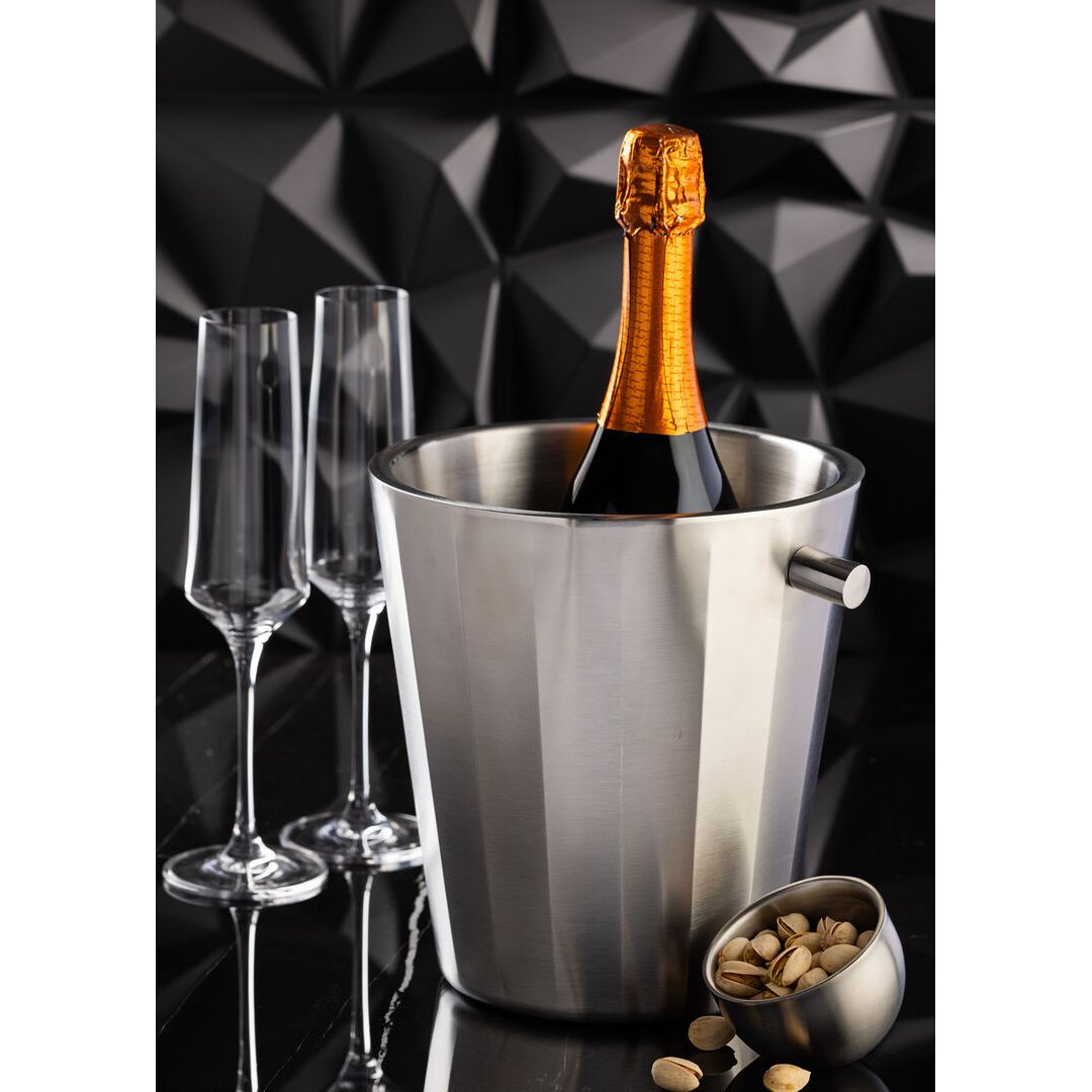 Satin Double Wall Wine Bucket (20cm x 21.5cm)