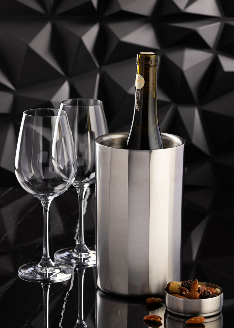 Satin Double Wall Wine Cooler (20cm x 12cm)
