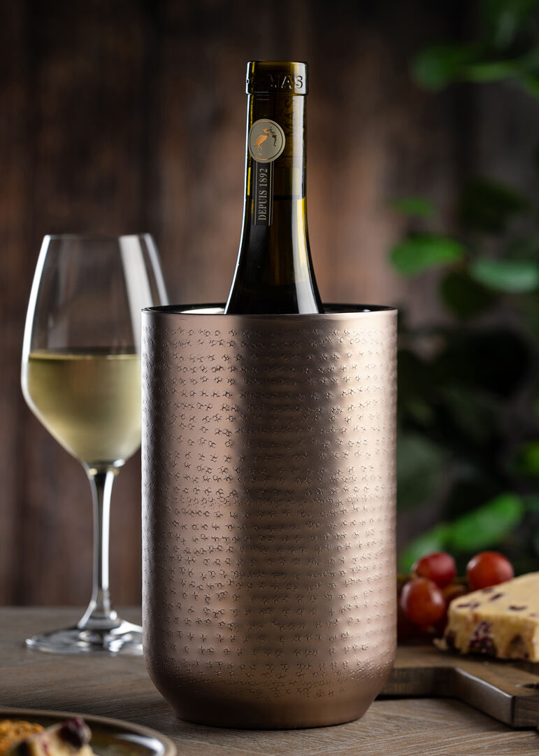 Aged Copper Wine Cooler 4.75x8" (12x20cm)