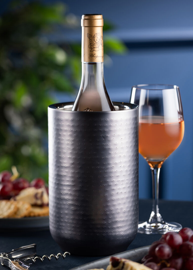 Gunmetal Wine Cooler 4.75x8" (12x20cm)