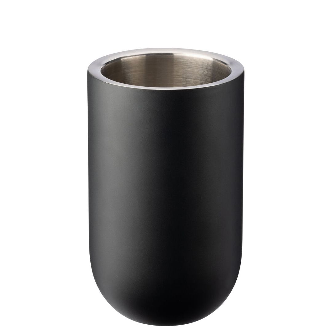 Matt Black Wine Cooler 4.75x8" (12x20cm)