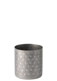 Vintage Steel Hammered Chip Cup 3.5" (8.5cm)