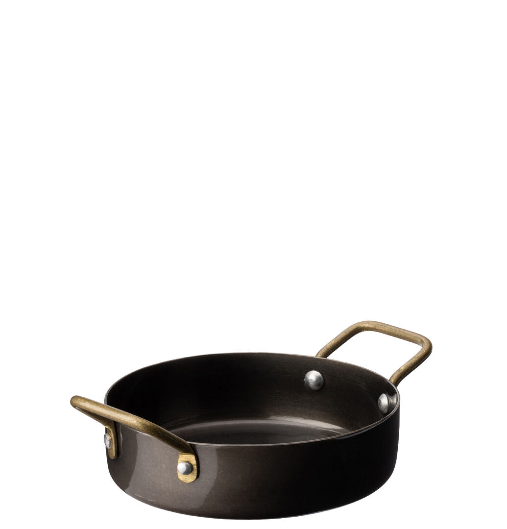 Black Steel Mini Casserole Dish 5" (12.25cm)