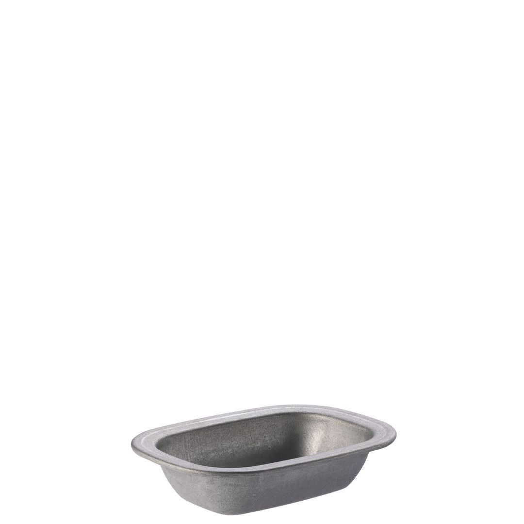 Vintage Steel Pie Dish 16 x 12cm