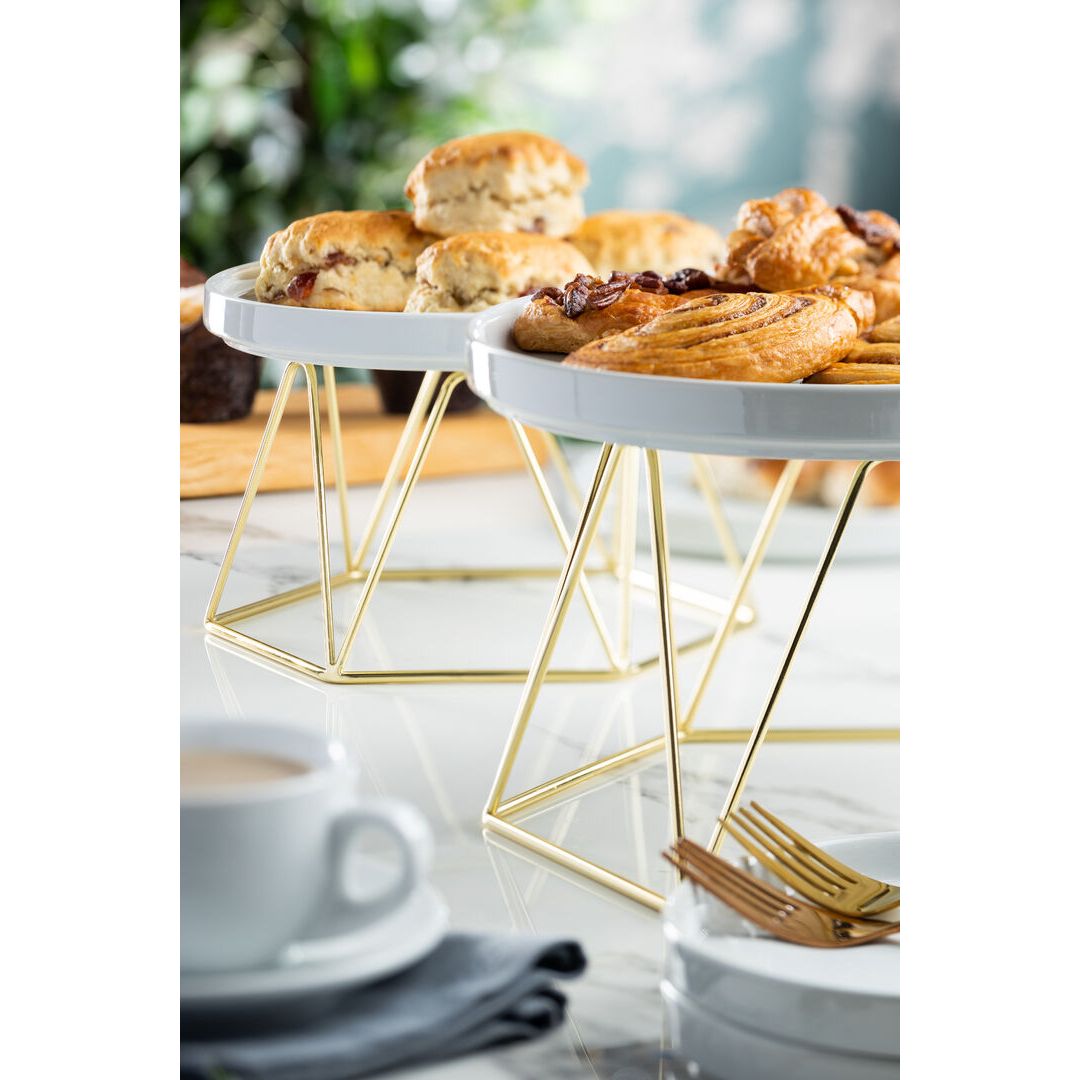 Gold Plate Riser - 16.5cm x 13cm