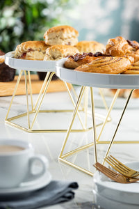 Gold Plate Riser - 16.5cm x 13cm