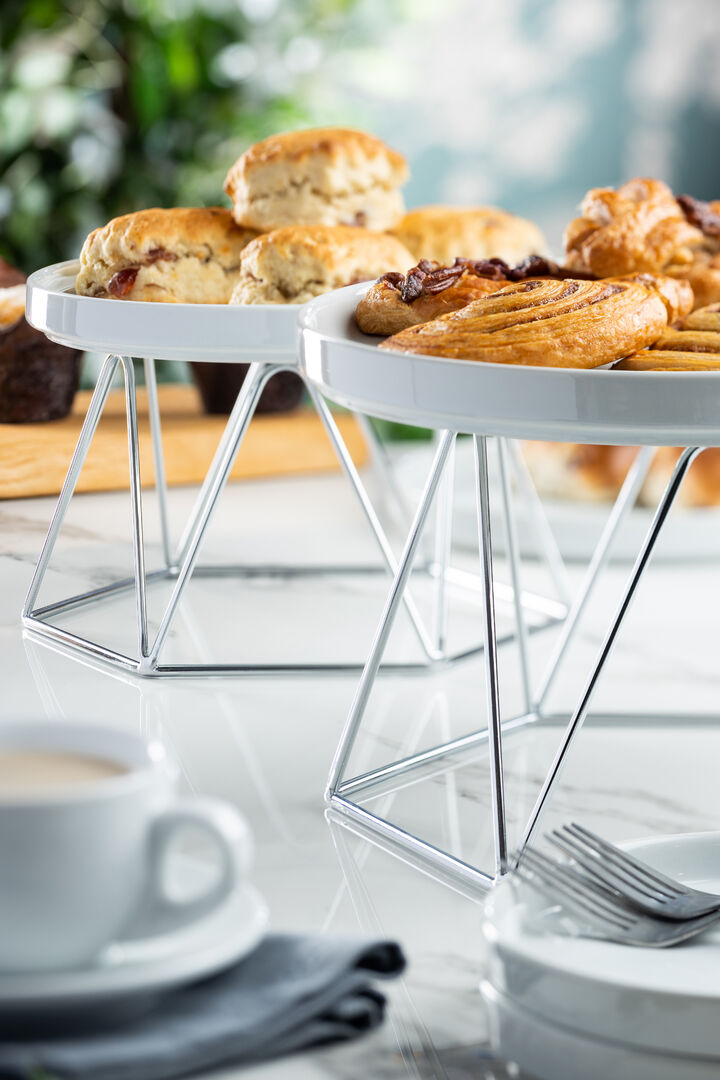Chrome Plate Riser - 19cm x 15.5cm