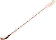 Fork End Copper Cocktail Mixing Spoon 12" (30cm)