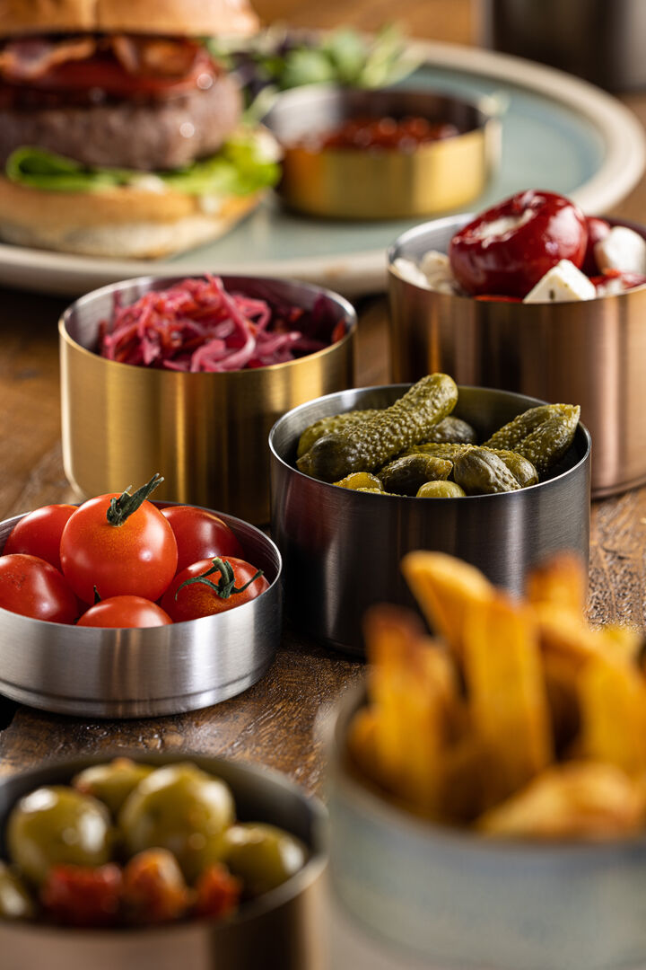 Stainless Steel Dip Pot 3" (7.5cm) 4oz (10cl)