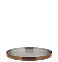 Brushed Copper Round Plate 9" (23cm)