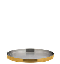 Brushed Gold Round Plate 9" (23cm)