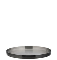 Brushed Black Round Plate 9" (23cm)