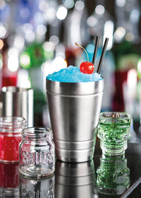 Brushed Steel Tumbler 17.25oz (49cl)