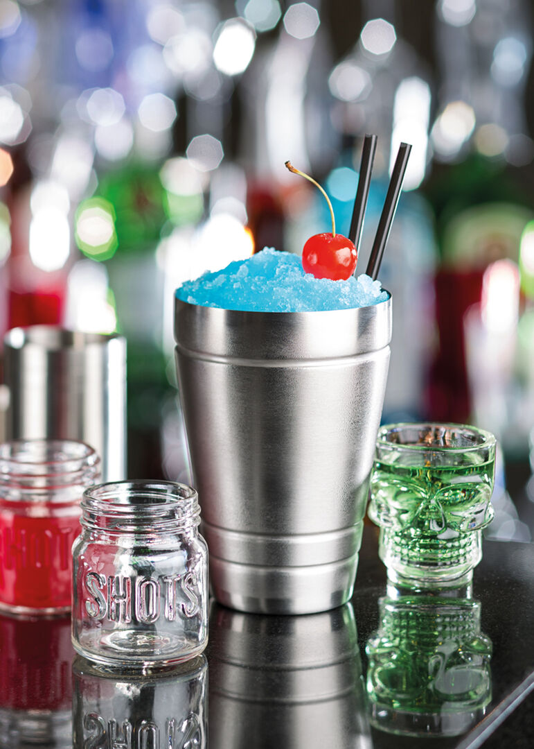 Brushed Steel Tumbler 17.25oz (49cl)