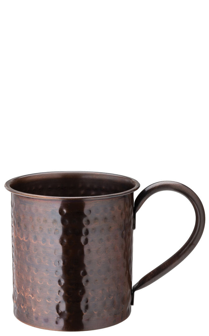 Aged Copper Hammered Mug 19oz (54cl)