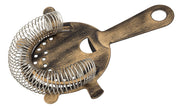Vintage Copper Cocktail Strainer - 4 Prong