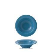 Art De Cuisine Future Care Blue Glaze Mid Rim Bowl 6.5"